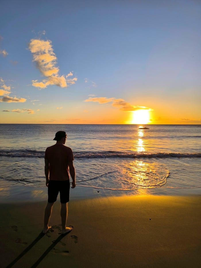 atardecer la gomera