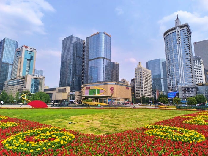 skyline chengdu
