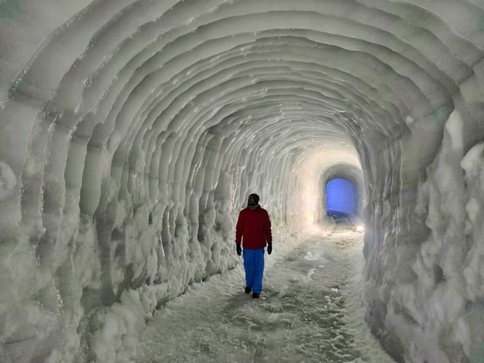 into the glacier islandia