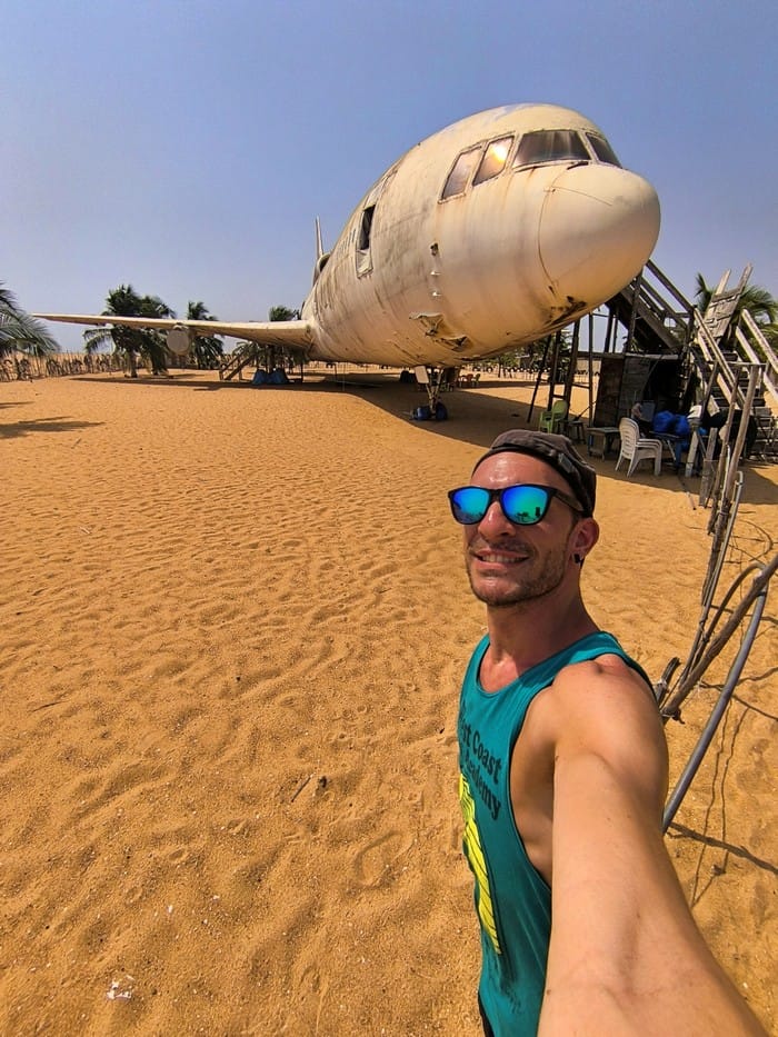 avion abandonado cotonou