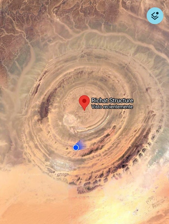 estructura richat ojo sahara
